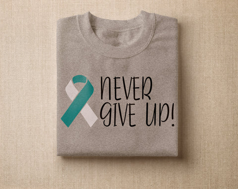 Cervical Cancer Awareness SVG Bundle, 22 Designs, Teal and White Cancer Ribbon SVG Cut Files SVG HappyDesignStudio 