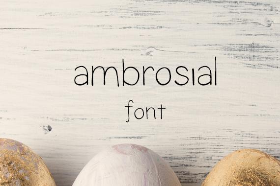 CG Ambrosial Font Font Carina Gardner