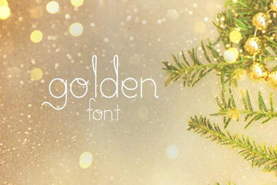 CG Golden Font Font Carina Gardner
