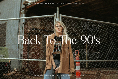 Chafuer Typeface Font Storytype Studio 