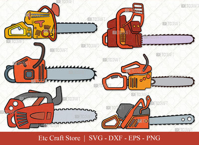 Chain Saw SVG, Chain Saw Clipart, Logging Chainsaw Svg, Wood Cutting Machine Svg, Saw Svg, Wood Cutter, Cutter Tool Svg, Chain Saw Bundle SVG ETC Craft 