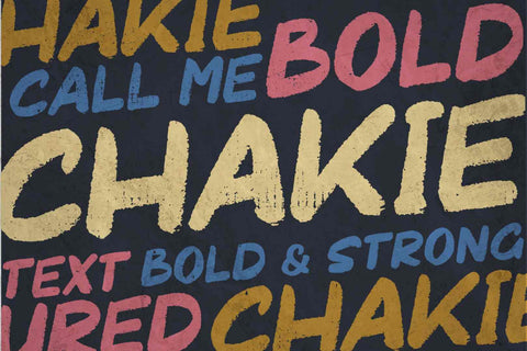 Chakie Font Garisman Studio 