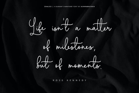 Chalice - Signature Font Font Alpaprana Studio 