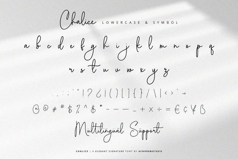 Chalice - Signature Font Font Alpaprana Studio 