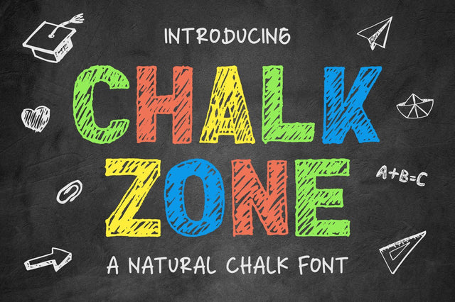 Chalk Zone – A Natural Chalk Font Font Good Java 