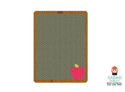 Chalkboard Journaling Card SVG Sarah Hurley 