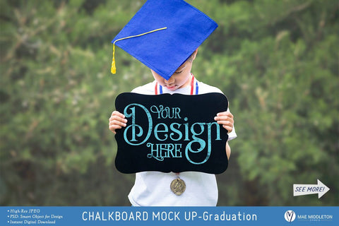 Chalkboard Mock up for school, graduation Mock Up Photo Mae Middleton Studio 