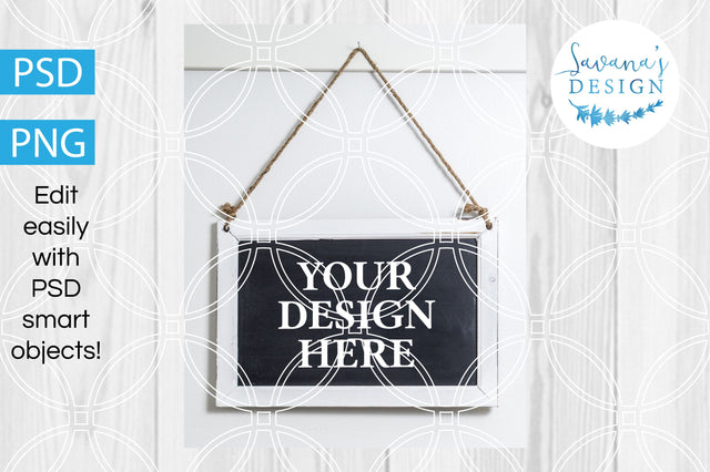 Chalkboard Sign Mockup Mock Up Photo SavanasDesign 