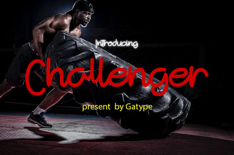 Challenger Font gatype 