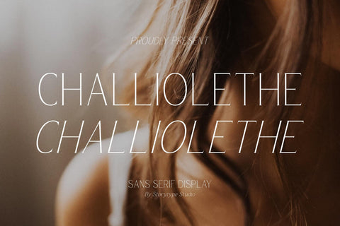 CHALLIOLETHE Typeface Font Storytype Studio 