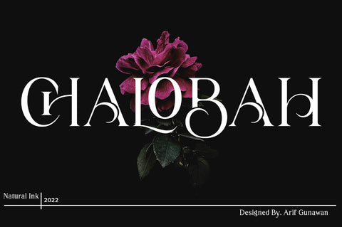 Chalobah Font Studio Natural Ink 