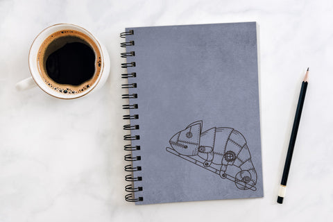 Chameleon Line Steampunk style SVG file SVG Aisyah 