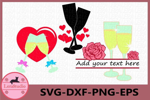 Champagne Svg SVG Lerastudio 