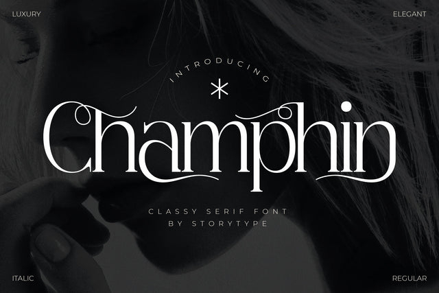 Champhin Typeface Font Storytype Studio 
