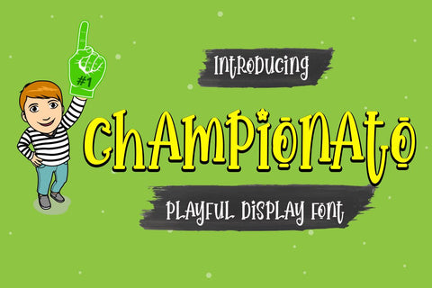 Championato Font Supersemar Letter 
