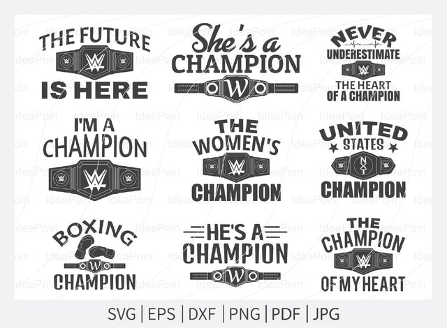Championship Belt svg, Championship tshirt design, Championship Belt Champion Belt svg, Champ svg, Cut file, for silhouette, svg, eps, dxf, png, clipart cricut desig SVG Dinvect 