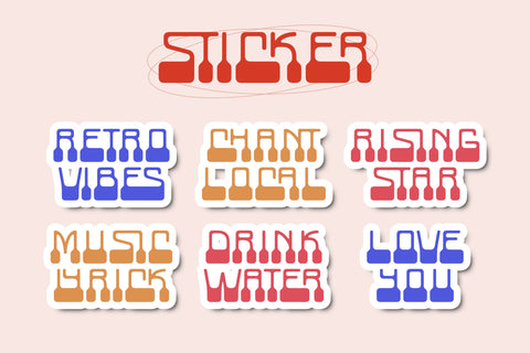 Chamyvibes - Unique Display Font ahweproject 