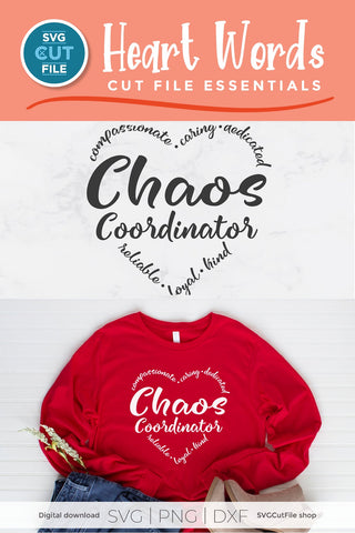 Chaos Coordinator svg, a teacher appreciation svg for teacher appreciation week SVG SVG Cut File 