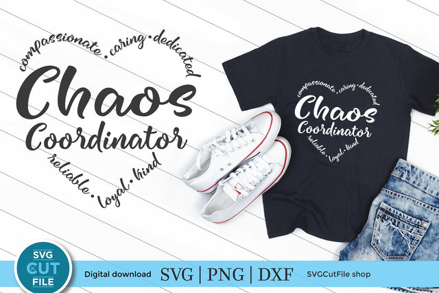Chaos Coordinator svg, a teacher appreciation svg for teacher appreciation week SVG SVG Cut File 