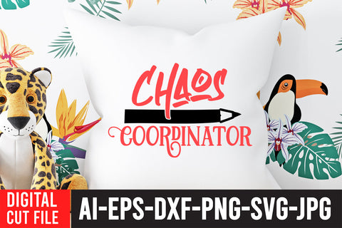 Chaos Coordinator SVG Cut File SVG BlackCatsMedia 