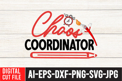 Chaos Coordinator SVG Cut File SVG BlackCatsMedia 