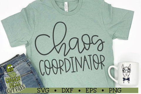 Chaos Coordinator SVG Cut File SVG Crunchy Pickle 