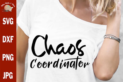 Chaos Coordinator svg - Funny mom shirt svg - Busy mom svg - Busy office manager svg - Mommy svg SVG The Artsy Spot 
