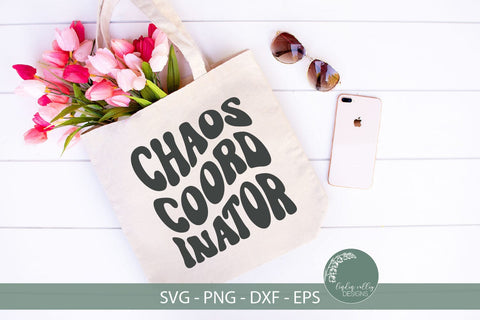 Chaos Coordinator SVG-Funny Mom SVG-Retro SVG SVG Linden Valley Designs 