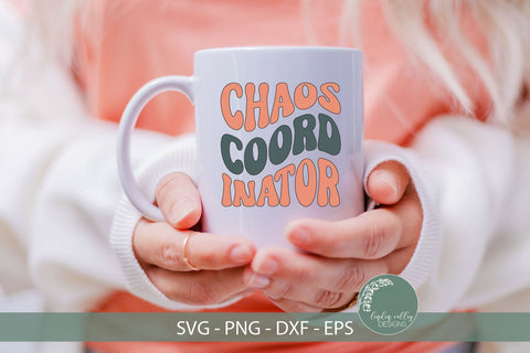 Chaos Coordinator SVG-Funny Mom SVG-Retro SVG SVG Linden Valley Designs 