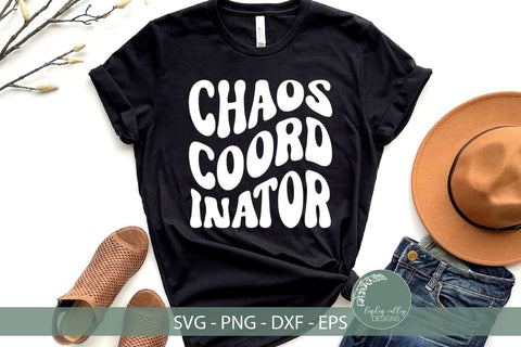 Chaos Coordinator SVG-Funny Mom SVG-Retro SVG SVG Linden Valley Designs 