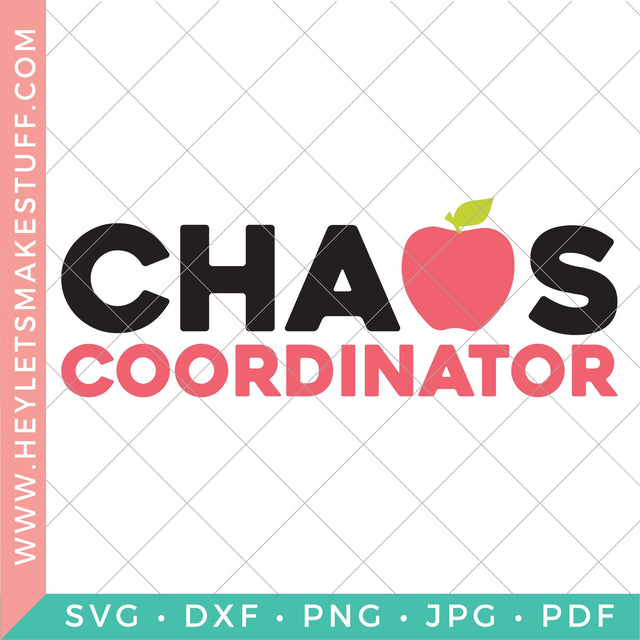 Chaos Coordinator SVG Hey Let's Make Stuff 