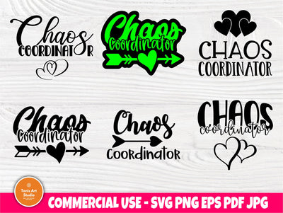 Chaos Coordinator SVG, Mom Life Svg, Svg Cut Files SVG TonisArtStudio 