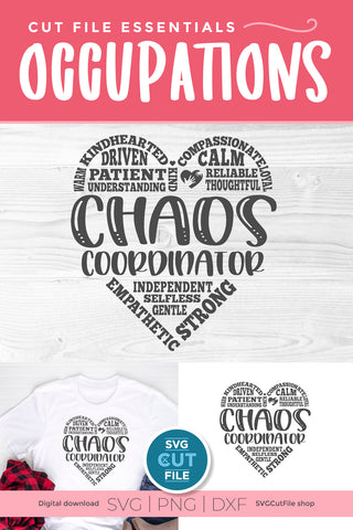 Chaos Coordinator svg, teacher appreciation svg SVG SVG Cut File 