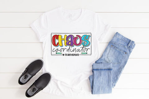 Chaos Coordinator | Teacher PNG Sublimation Sublimation CraftLabSVG 