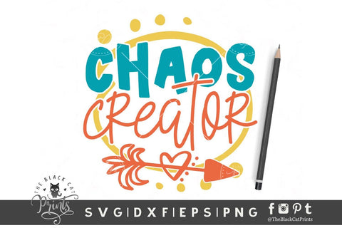 Chaos Creator | Funny cut file SVG TheBlackCatPrints 