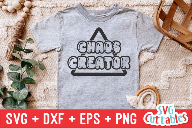 Chaos Creator svg - Funny Cut File - Kids Shirt svg - dxf - eps - png - Toddler svg - Silhouette - Cricut - Digital File SVG Svg Cuttables 