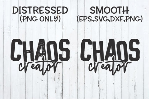 Chaos Creator svg - Funny Kids Shirt Cut File - svg - dxf - eps - png - Toddler svg - Silhouette - Cricut - Digital File SVG Svg Cuttables 