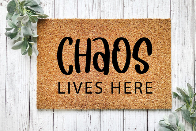 Chaos Lives Here SVG SVG dapiyupi store 