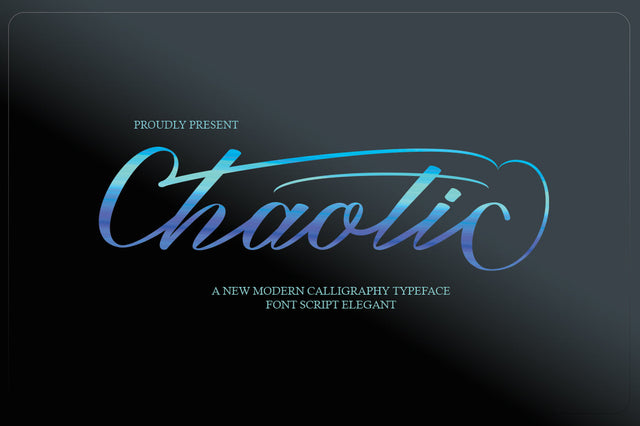 Chaotic Font JoeCreative 