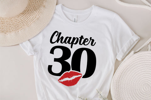 Chapter 30, Fabulous Since 1993, thirty, Fabulous Birthday, 30th, Kiss svg, 30 and Fabulous, Birthday, Kiss print, Sexy Birthday SVG Fauz 