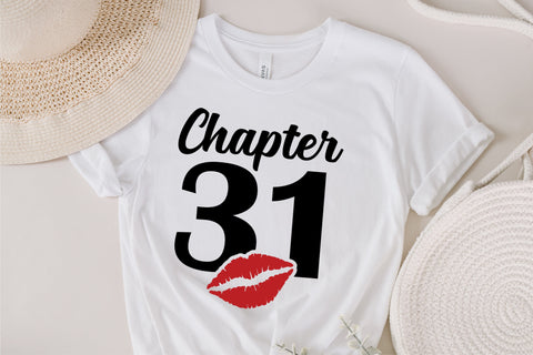 Chapter 31, Fabulous Since 1992, thirty-one, Fabulous Birthday, 31th, Kiss svg, 31 and Fabulous, Birthday, Kiss print, Sexy Birthday SVG Fauz 