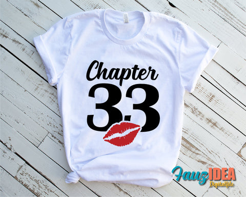 Chapter 33, Fabulous Since 1988, thirty-three, 33 th, Fabulous Birthday, Kiss svg, Kiss print, Sexy Birthday Svg file. SVG Fauz 
