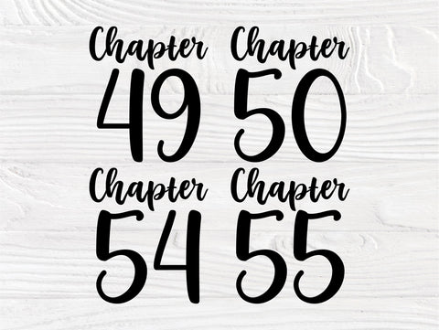 Chapter 36-55 Birthday SVG, 40th, 50th, Shirts Svg SVG TonisArtStudio 