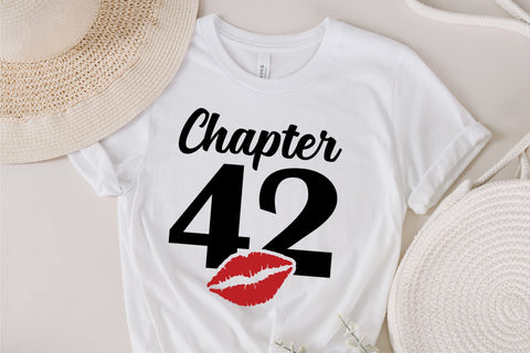 Chapter 42, Fabulous Since 1981, forty-two, Fabulous Birthday, 42th, Kiss svg, 42 and Fabulous, Birthday, Kiss print, Sexy Birthday SVG Fauz 