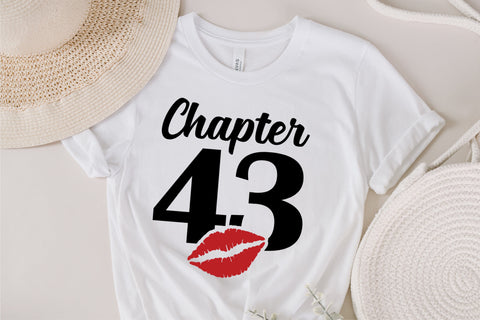 Chapter 43, Fabulous Since 1980, forty-three, Fabulous Birthday, 43th, Kiss svg, 43 and Fabulous, Birthday, Kiss print, Sexy Birthday SVG Fauz 