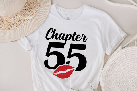 Chapter 55, Fabulous Since 1968, fifty-five, Fabulous Birthday, 55th, Kiss svg, 55 and Fabulous, Birthday, Kiss print, Sexy Birthday SVG Fauz 
