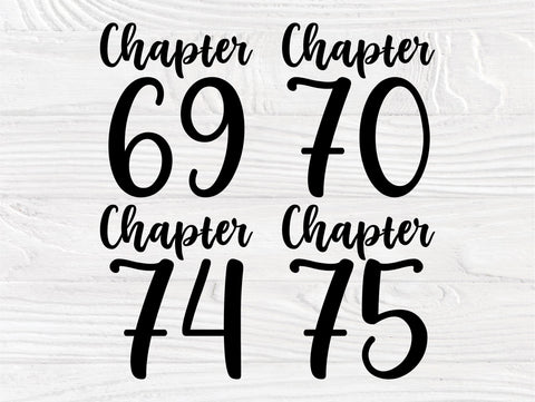 Chapter 56-75 Birthday SVG, 60th, 70th, Shirts Svg SVG TonisArtStudio 