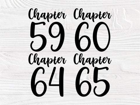 Chapter 56-75 Birthday SVG, 60th, 70th, Shirts Svg SVG TonisArtStudio 