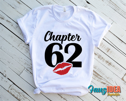 Chapter 62, Fabulous Since 1959, sixty-two, 62 th, Fabulous Birthday, Kiss svg, Kiss print, Sexy Birthday Svg file. SVG Fauz 
