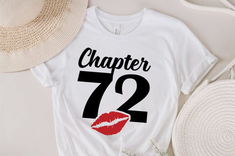 Chapter 72, Fabulous Since 1951, seventy-two, Fabulous Birthday, 72th, Kiss svg, 72 and Fabulous. Birthday, Kiss print, Sexy Birthday SVG Fauz 